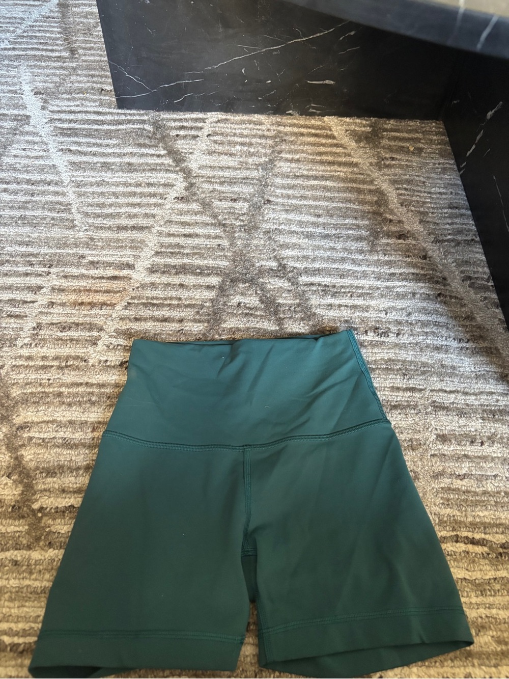 lululemon athletica High-Waist Athletic Shorts in Teal Green